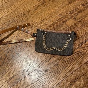 Michael Kors Coated Canvas Waist Bag
